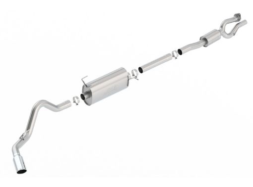 Picture of Borla S - Type Cat - Back 17 - 19 Ford F - 250350 Super Duty Side Exit Exhaust - 5in tip (Gas Only)