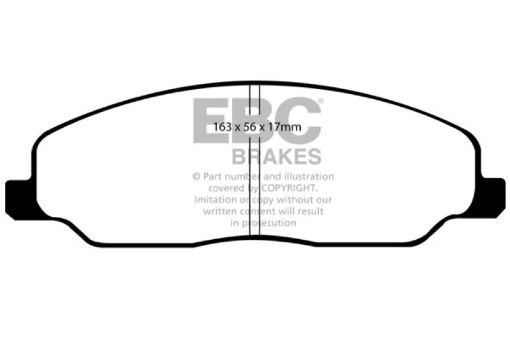 Picture of EBC 05 - 10 Ford Mustang 4.0 Greenstuff Front Brake Pads