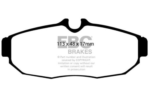 Picture of EBC 05 - 10 Ford Mustang 4.0 Greenstuff Rear Brake Pads