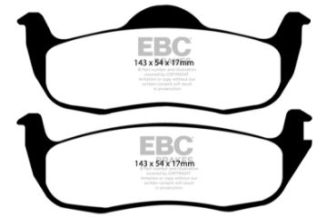 Picture of EBC 05 - 10 Jeep Commander 3.7 Extra Duty Rear Brake Pads