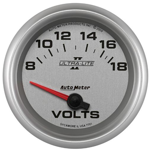 Picture of Autometer Ultra - Lite II 2 - 58in 18V Electric Voltmeter Gauge