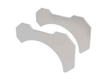 Picture of Borla Universal 2.5in T - 304 Stainless Tube Bracket Kit