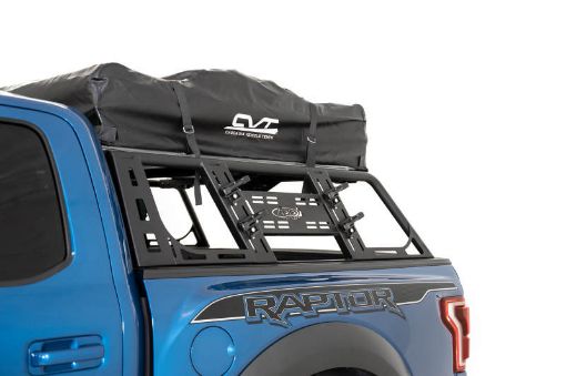 Picture of Addictive Desert Designs 2015 Ford F - 150 Overlander Chase Rack w 3rd Brake Light - Hammer Black
