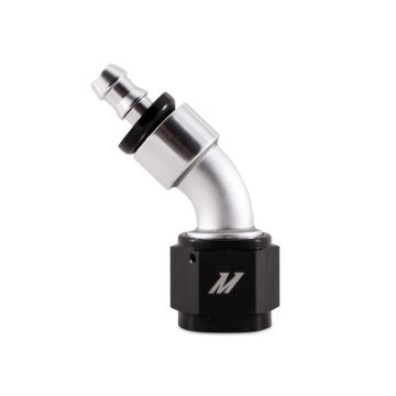 Picture of Mishimoto Push - On Swivel End Hose Fitting, 45 Degrees - 10AN