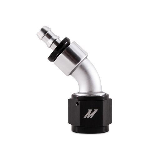 Picture of Mishimoto Push - On Swivel End Hose Fitting, 45 Degrees - 10AN