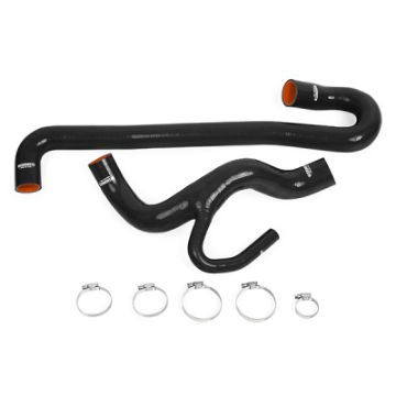 Picture of Mishimoto 12 Jeep Grand Cherokee SRT8 6.4L V8 Black Silicone Radiator Hose Kit