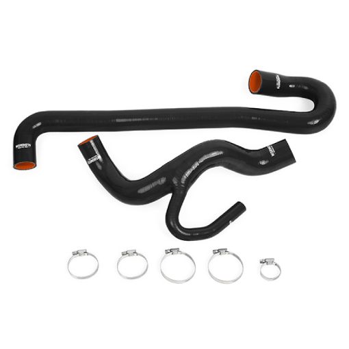 Picture of Mishimoto 12 Jeep Grand Cherokee SRT8 6.4L V8 Black Silicone Radiator Hose Kit