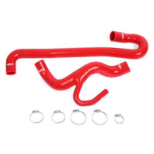 Picture of Mishimoto 12 Jeep Grand Cherokee SRT8 6.4L V8 Red Silicone Radiator Hose Kit