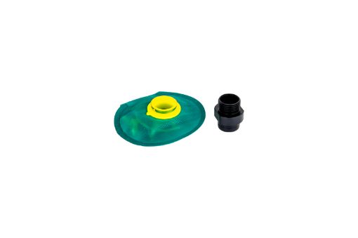 Picture of Fuelab In - Tank Fuel Sock Kit 65 Micron Nylon Mesh w - 8AN Adaptor Fitting for 484xx Series Pumps