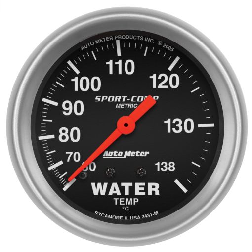 Picture of Autometer 2 - 58in 60 - 140 Degree C Mechanical Water Temperature Sport - Comp Gauge