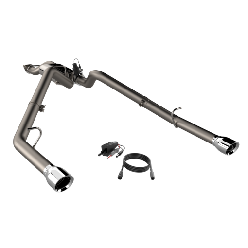 Picture of QTP 2019 Ram 1500 CCSB 5.7L Screamer 304 SS Cat Back Exhaust Split Rear Exit w3in Tips