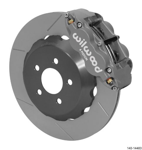 Picture of Wilwood 15 Ford Mustang Forged Superlite 4R Rear Big Brake Kit 14.00in Rotor (Anodized)