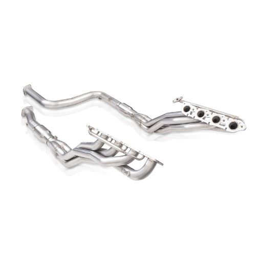 Picture of Stainless Works 2014 Toyota Tundra 5.7L Headers 1 - 78in Primaries wHigh - Flow Cats