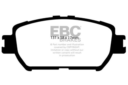 Picture of EBC 06 - 07 Lexus GS300 3.0 Greenstuff Front Brake Pads