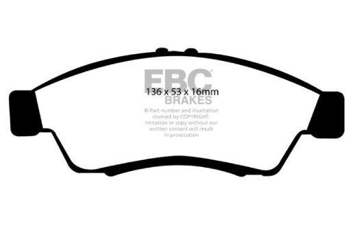 Picture of EBC 06 - 07 Suzuki Aerio 2.3 Greenstuff Front Brake Pads