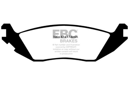 Picture of EBC 06 - 09 Chrysler Aspen 4.7 Extra Duty Rear Brake Pads