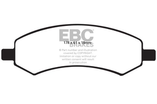 Picture of EBC 06 - 09 Chrysler Aspen 4.7 Ultimax2 Front Brake Pads