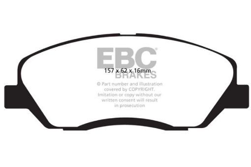 Picture of EBC 06 - 09 Hyundai Entourage 3.8 Yellowstuff Front Brake Pads