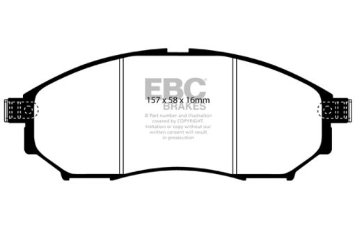 Picture of EBC 06 - 09 Infiniti FX35 3.5 Greenstuff Front Brake Pads