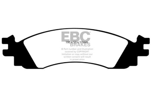 Picture of EBC 06 - 10 Ford Explorer 4.0 2WD Yellowstuff Front Brake Pads