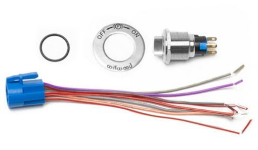 Picture of Wilwood Electronic Parking Brake Caliper Switch Kit w OnOff Sticker
