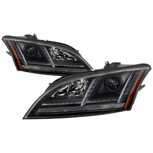 Picture of Spyder 08 - 15 Audi TT (HID Model Only) Projector Headlights - Sequential Signal - Black