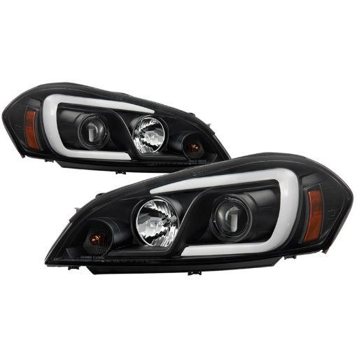 Picture of Spyder 06 - 13 Chevy Impala 06 - 07 Chevy Monte Carlo Projector Headlights - Light Bar - Black