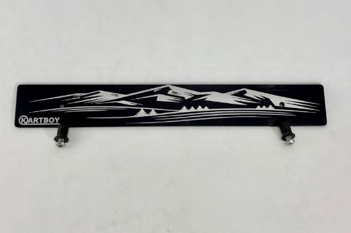 Picture of Kartboy Front Plate Delete wMountain Logo