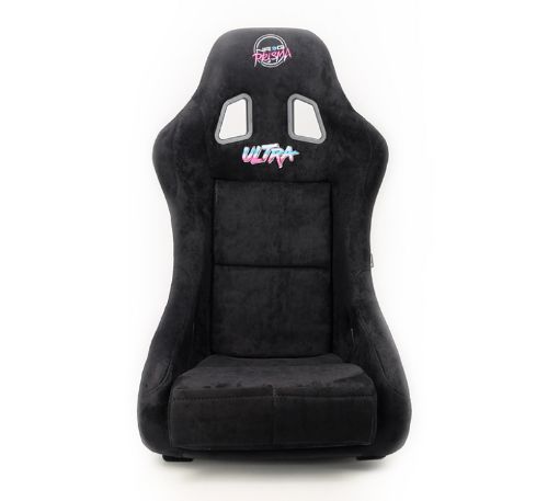 Picture of NRG FRP Bucket Seat ULTRA Edition - Medium (Black AlcantaraGold Glitter Back)