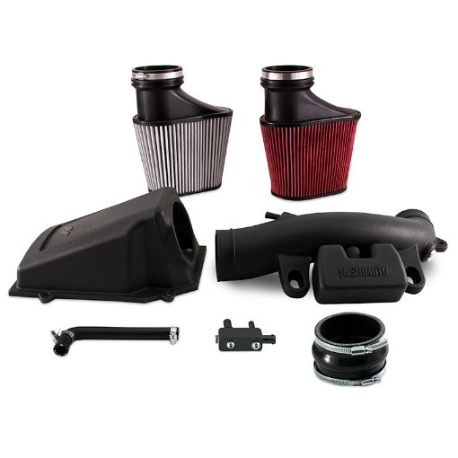 Picture of Mishimoto 2018 Jeep Wrangler JL 2.0T Air Intake w Oiled Filter