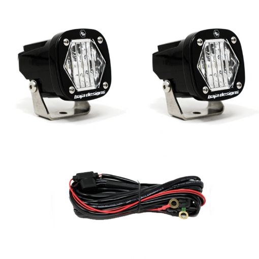 Picture of Baja Designs S1 Wide Cornering LED Light w Mounting Bracket Pair