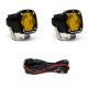 Picture of Baja Designs S1 Amber Wide Cornering LED Light w Mounting Bracket Pair