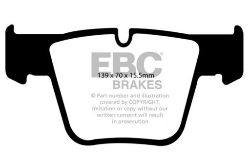 Picture of EBC 07 - 11 Mercedes - Benz CL63 AMG 6.2 Yellowstuff Front Brake Pads