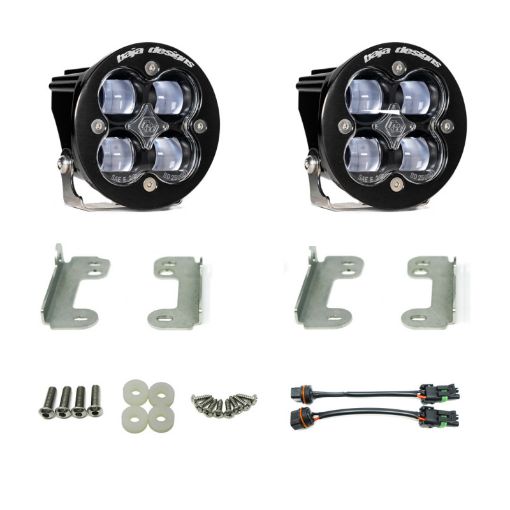 Picture of Baja Designs Wrangler JK Rubicon Squadron - R Fog Light Fog Pocket Kit