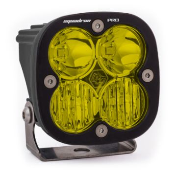 Picture of Baja Designs Squadron Pro DrivingCombo Pattern Black LED Light Pod - Amber