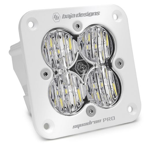 Picture of Baja Designs Squadron Pro White Wide Cornering Pattern Flush Mount LED Light Pod - Clear