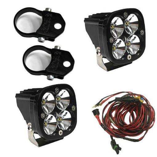 Picture of Baja Designs Squadron Pro LED Light Pods Kit wVertical Mounts2.00in Harness