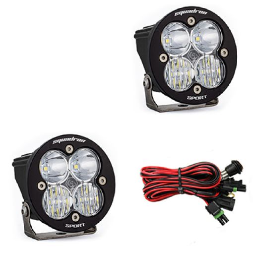 Picture of Baja Designs Squadron R Sport DrivingCombo Pair LED Light Pods - Clear