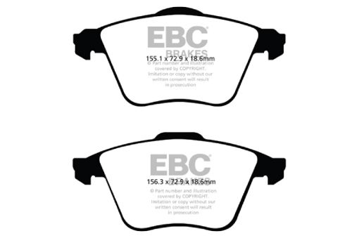 Picture of EBC 07 - 13 Mazda 3 2.3 Turbo Yellowstuff Front Brake Pads