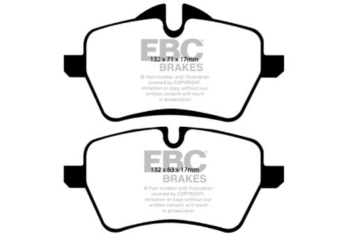 Picture of EBC 07 - 14 Mini Hardtop 1.6 Turbo Cooper S Yellowstuff Front Brake Pads