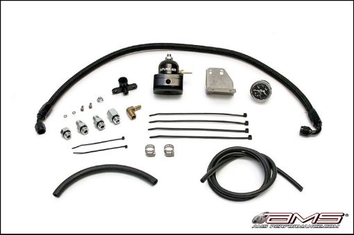 Picture of AMS Performance 08 - 15 Mitsubishi EVO X Fuel Pressure Regulator Kit - Black