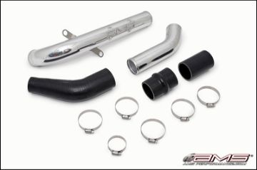 Picture of AMS Performance 08 - 15 Mitsubishi EVO X Upper IC Pipe - Black Powder Coat