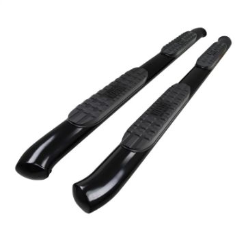 Picture of Westin 19 - 20 ChevroletGMC SilveradoSierra 1500 Double Cab PRO TRAXX 4 Oval Nerf Step Bars - Black