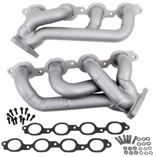 Picture of BBK 14 - 18 GM Truck 5.36.2 1 34in Shorty Tuned Length Headers - Titanium Ceramic