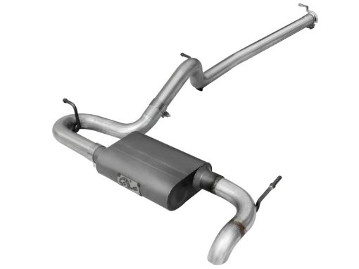 Picture of aFe Scorpion Exhaust System Cat Back 2.5in Aluminized Hi - Tuck 07 - 18 Jeep Wrangler JK V6 3.63.8L