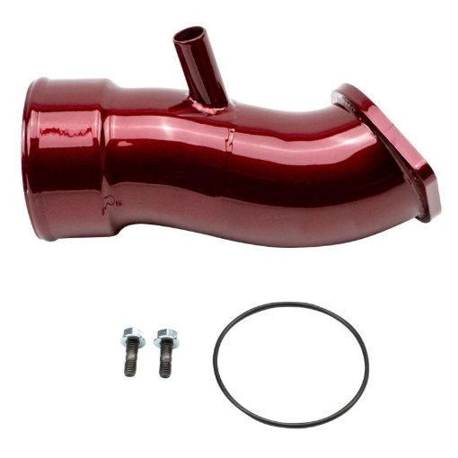 Picture of Wehrli 20 - 24 Chevrolet 6.6L L5P Duramax 3.5in Intake Horn wPCV Port - WCFab Red