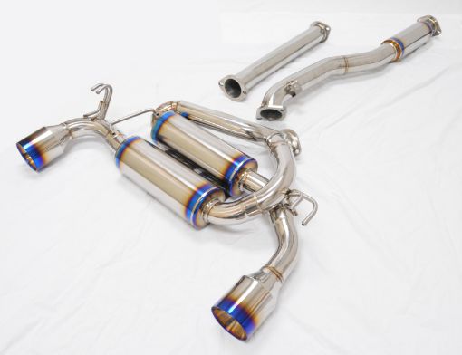 Picture of MXP 08 - 15 Mitsubishi Evolution 10 w2 Section Pipes T304 SP Exhaust System wDual Exit