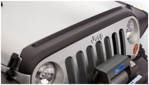 Picture of Bushwacker 07 - 18 Jeep Wrangler (JK) (JK) Unlimited Trail Armor Hood Guard - Black
