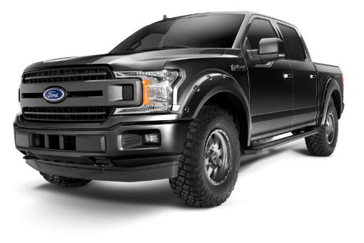 Picture of Bushwacker 18 - 20 Ford F - 150 (Excl Models wTech Pkg) Pocket Style Flares 4pc - Agate Black Met