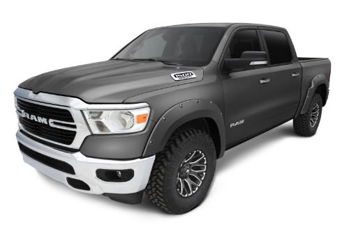 Picture of Bushwacker 20 - 22 Ram 1500 (Excl. RebelTRX) 76.367.4in Bed Pkt Style Flares 4pc - Grnite Cryst Met